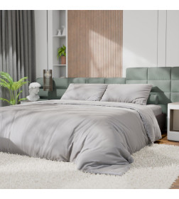 Постельное бельё Этель Евро Tencel 200*220см, 230*245см, 50*70см-2шт, цвет светло-серый