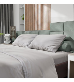 Постельное бельё Этель Евро Tencel 200*220см, 230*245см, 50*70см-2шт, цвет светло-серый