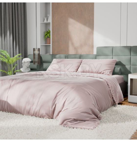 Постельное бельё Этель 2сп Tencel 180*210см, 220*245см, 50*70см-2шт, цвет пудра (10655037) 