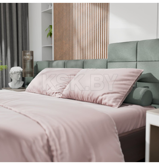 Постельное бельё Этель 2сп Tencel 180*210см, 220*245см, 50*70см-2шт, цвет пудра (10655037) 