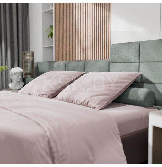 Постельное бельё Этель 2сп Tencel 180*210см, 220*245см, 50*70см-2шт, цвет пудра (10655037) 