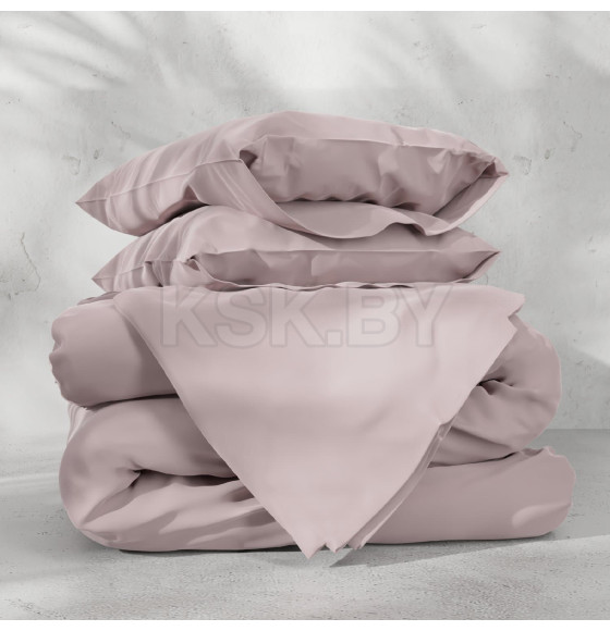 Постельное бельё Этель 2сп Tencel 180*210см, 220*245см, 50*70см-2шт, цвет пудра (10655037) 