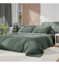 Постельное бельё Этель 2сп Tencel 180*210см, 220*245см, 50*70см-2шт, цвет оливковый