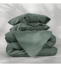 Постельное бельё Этель 2сп Tencel 180*210см, 220*245см, 50*70см-2шт, цвет оливковый