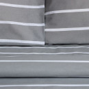 Постельное бельё Этель Дуэт Gray stripes 143х215см-2шт,220х240см,70х70см-2шт, 100% хлопок, поплин (6632214) 