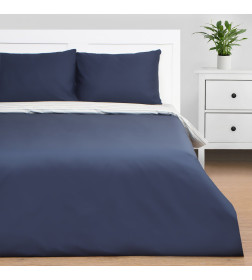 Постельное бельё Этель 1.5сп Stripes: blue, 143х215см, 150х214см, 50х70см-2 шт, перкаль,114 г/м2