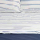 Постельное бельё Этель 1.5сп Stripes: blue, 143х215см, 150х214см, 50х70см-2 шт, перкаль,114 г/м2 (9888832) 