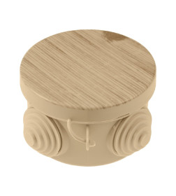 Коробка распаячная ОП 65х40 мм, крышка, "ЭКО" (сосна), IP54, 4 входа TDM SQ1401-0701