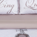 Постельное бельё «Этель» 2 сп King&Queen 175*215 см,200*215 см,50*70+4 см - 2 шт (4695909) 