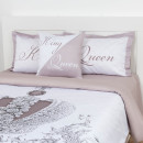 Постельное бельё «Этель» 2 сп King&Queen 175*215 см,200*215 см,50*70+4 см - 2 шт (4695909) 