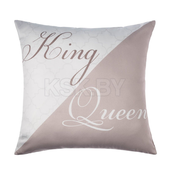 Постельное бельё «Этель» 2 сп King&Queen 175*215 см,200*215 см,50*70+4 см - 2 шт (4695909) 