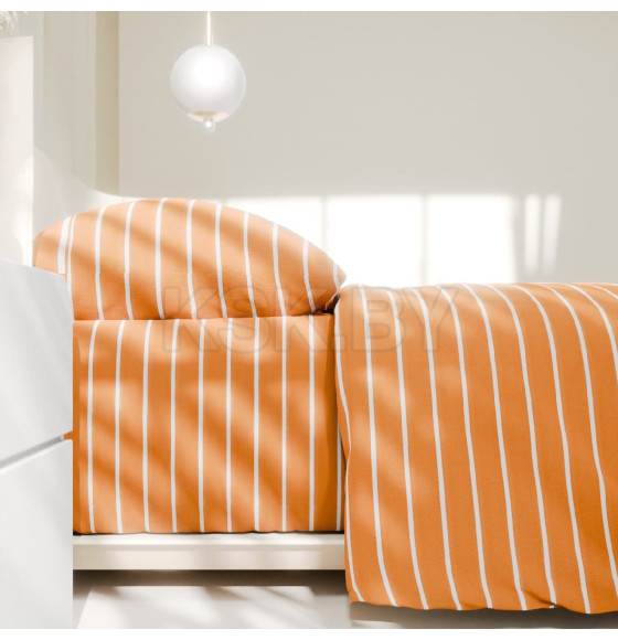 Постельное бельё Этель Евро Mustard stripes 200х217см, 220х240см, 70х70см-2 шт, 100% хлопок,поплин (6632201) 