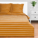 Постельное бельё Этель Евро Mustard stripes 200х217см, 220х240см, 70х70см-2 шт, 100% хлопок,поплин (6632201) 
