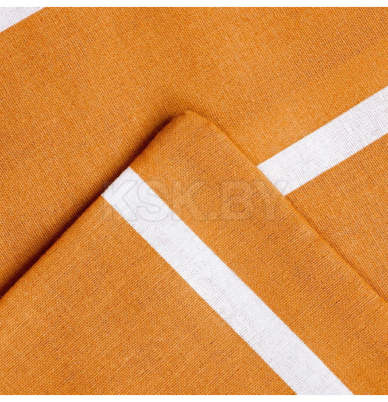 Постельное бельё Этель Евро Mustard stripes 200х217см, 220х240см, 70х70см-2 шт, 100% хлопок,поплин (6632201) 