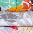 Постельное белье «Этель» дуэт Colored tropics (вид 1) 143*215 см - 2 шт, 220*240 см, 70*70 см -2 шт (7422688) 