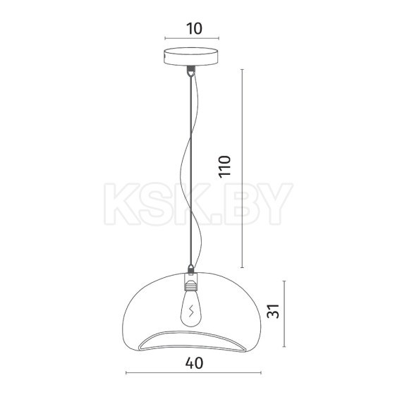 Светильник подвесной Divinare SCANDY 2444/03 SP-1 (2444/03 SP-1) 