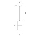 Светильник подвесной Divinare CIGNO 2214/05 SP-5 (2214/05 SP-5) 
