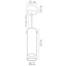 Светильник подвесной точечный Arte Lamp LAZIO A5367SP-1SS (A5367SP-1SS) 