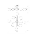 Люстра потолочная Arte Lamp ANDREA A8141PL-8BK (A8141PL-8BK) 
