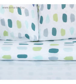 Постельное бельё «Этель» Евро Eucalyptus 200х217 см, 240х220 см, 70х70 см - 2 шт