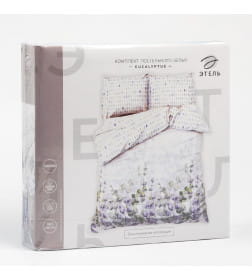 Постельное бельё «Этель» Евро Eucalyptus 200х217 см, 240х220 см, 70х70 см - 2 шт