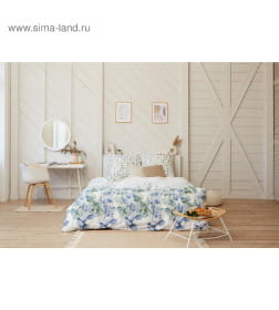 Постельное бельё «Этель» Евро Eucalyptus 200х217 см, 240х220 см, 70х70 см - 2 шт