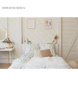 Постельное бельё «Этель» Евро Eucalyptus 200х217 см, 240х220 см, 70х70 см - 2 шт