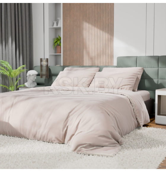 Постельное бельё Этель 2сп Tencel 180*210см, 220*245см, 50*70см-2шт, цвет бежевый (10655051) 