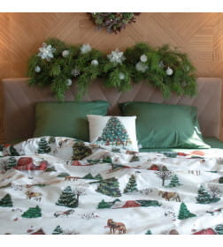 Постельное бельё "Этель" Winter ranch евро 200х217 см,220х240 см,70х70 см -2 шт,поплин 125 г/м2