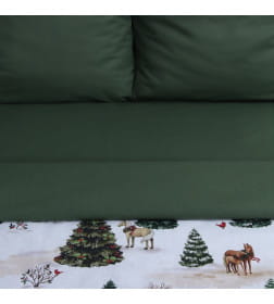 Постельное бельё "Этель" Winter ranch евро 200х217 см,220х240 см,70х70 см -2 шт,поплин 125 г/м2