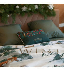 Постельное бельё "Этель" Евро Winter village 200*217 см, 220*240 см, 70*70 см - 2 шт, бязь 125гр/м2