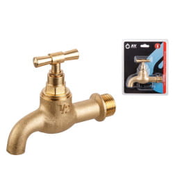 Кран водоразборный 1/2" нар. настенный AV Engineering AVE168000