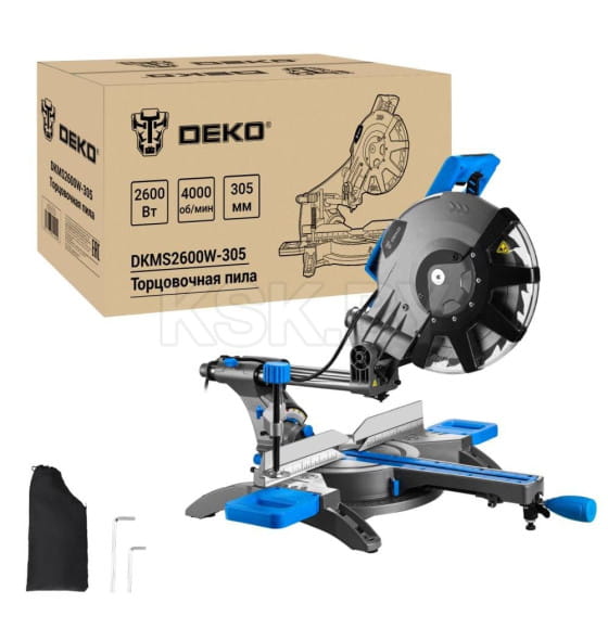 Пила торцовочная DEKO DKMS2600W-305 Laser (083-1094) 