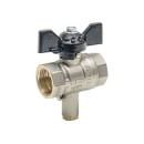 Кран шаровый 1/2" вн.-вн. для термодатчика бабочка PN40 LD LD.45.340.15 (LD.45.340.15) 