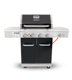 Гриль газовый Nexgrill Deluxe GBS 4B + 2B, черный