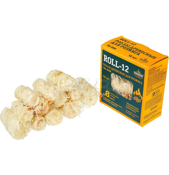 Роллы для розжига (12 шт.) TOURIST ROLL-12