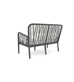 Диван двухместный уличный Gala Sofa, антрацит