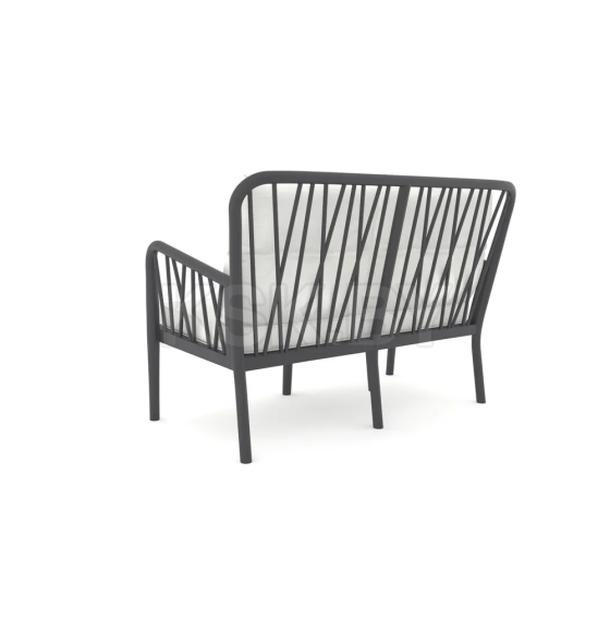 Диван двухместный уличный Gala Sofa, антрацит (03054S) 