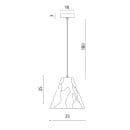 Светильник подвесной Divinare PIRAMIDE 5098/06 SP-1 (5098/06 SP-1) 