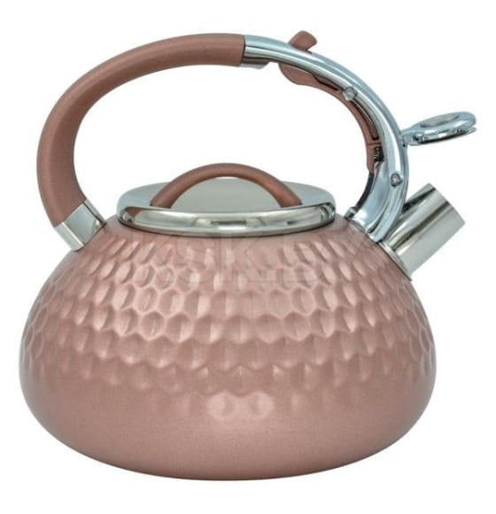 Чайник 3,0 л, 19 см (нержавеющая сталь) Fanhoff FH-69686 Pink (83582) 
