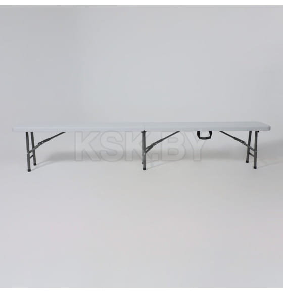 Скамья складная Bench AKS тип 2, белый (240х30х43) (116815) 