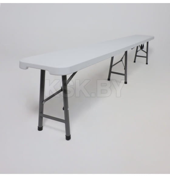 Скамья складная Bench AKS тип 2, белый (240х30х43) (116815) 