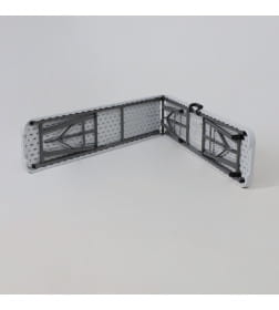 Скамья складная Bench AKS тип 2, белый (240х30х43)