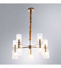 Люстра подвесная Arte Lamp CHARM A1623LM-10GO