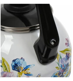 Чайник сферический "Iris" белоснежный 3,0 л со свистком Vitross 1RC12