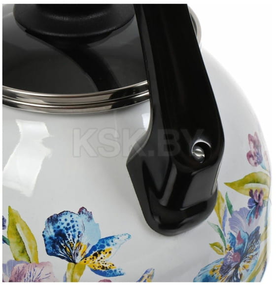 Чайник сферический "Iris" белоснежный 3,0 л со свистком Vitross 1RC12 (84059) 