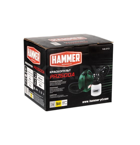 Краскопульт электрический Hammer PRZ500B (659090) 