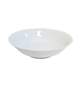 Салатник 9 "Белье" с9-WHITE гладкий край