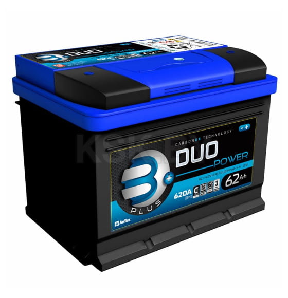 Аккумулятор DUO POWER PLUS 62 Ач о.п. R+