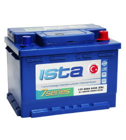 Аккумулятор ISTA 7 Series 60 Ач о.п. R+ (низкий)